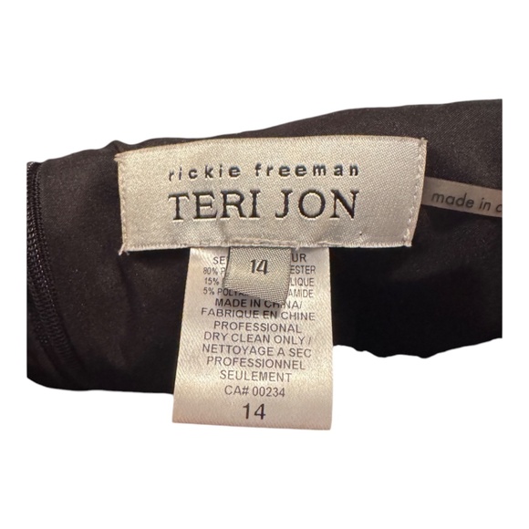 Teri Jon by Rickie Freeman Floral Jacquard Midi Gown - Picture 4 of 7